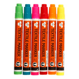 Creativ company https: www.cchobby.nl textielstiften-lijndikte-2-4-mm-neon-kleuren-6-stuk-1-doos