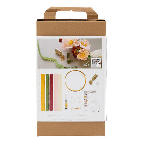 Creativ company http: www.cchobby.nl hobbyset-crepepapier-krans-crepe-verhouding-180-1-doos
