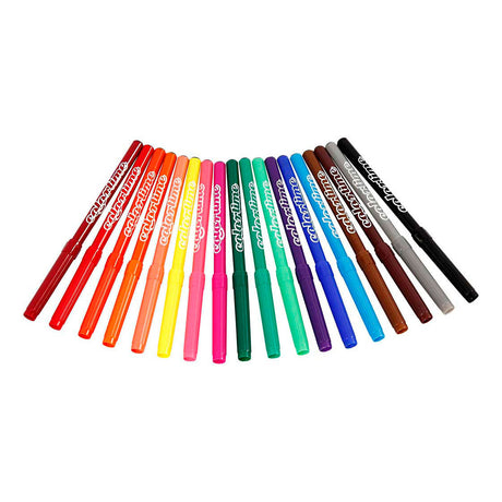Creativ company http: www.cchobby.nl colortime-stiften-lijndikte-2-mm-diverse-kleuren-18-stuk-1-doos-373548
