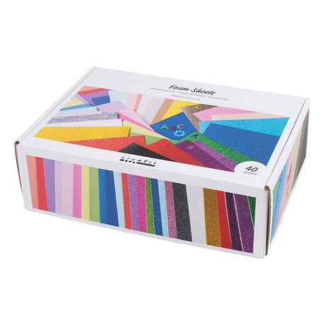Creativ company foam vellen a4 gekleurd - 40 vellen