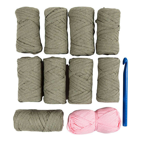 Creativ company https: www.cchobby.nl hobbyset-haken-stoere-tas-olijfgroen-1-doos