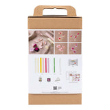 Creativ company hobbyset crepepapier bloem pastelkleuren