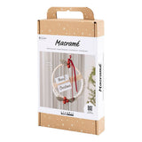 Creativ company https: www.cchobby.nl hobbyset-macrame-kerstkrans-mosgroen-kerstrood-off-white-1-doos