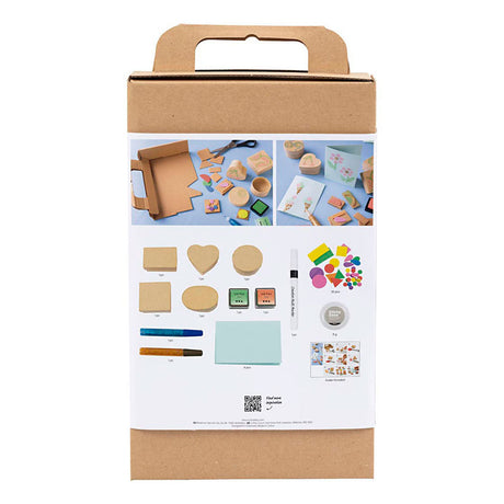 Creativ company hobbyset foam druk versierde dozen en kaarten