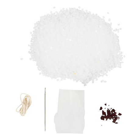 Creativ company hobbyset kaarsen maken kerstman - 4 kaarsen