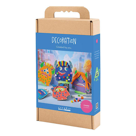 Creativ company http: www.cchobby.nl hobbyset-decoratie-monsters-kleurrijk-vrolijke-kleuren-sterke-kleuren-1-doos