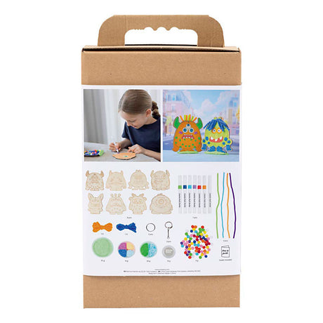 Creativ company http: www.cchobby.nl hobbyset-decoratie-monsters-kleurrijk-vrolijke-kleuren-sterke-kleuren-1-doos