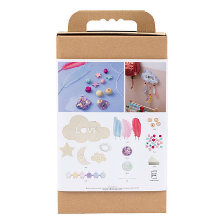 Creativ company hobbyset decoratie - wolkje, maan en ster