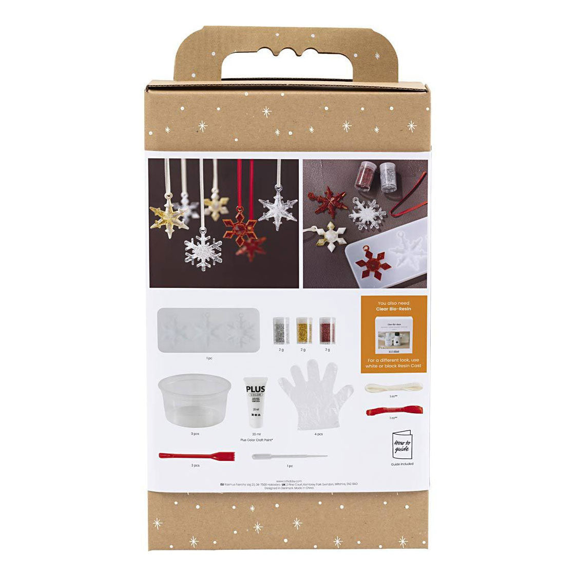 Creativ company hobbyset sneeuwvlok gieten