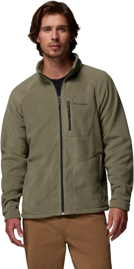 Columbia fast trek ii vest heren met rits - fleece vest heren - outdoorvest - donkergroen - maat m