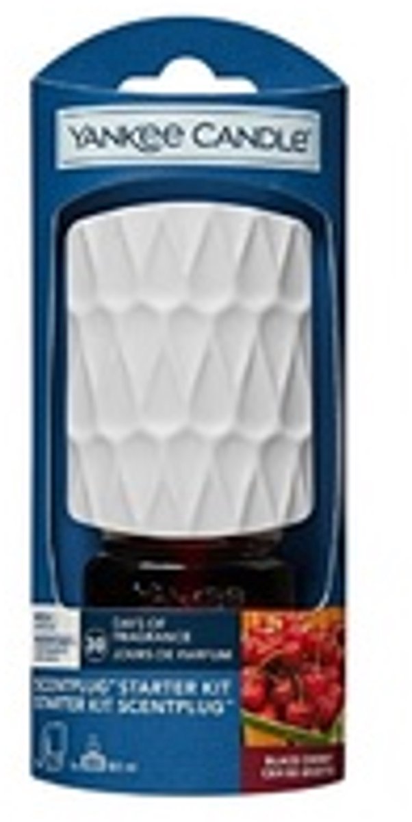 Yankee candle - black cherry - elektrische diffuser starter kit