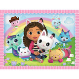 Puzzel gabby's poppenhuis 30 en 48 stukjes en memo | 2 stuks