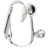 Creativ company https: www.cchobby.nl clip-on-oorbellen-l-16-5-mm-b-1-5-mm-gatgrootte-1-6-mm-verzilverd-6-stuk-1-doos