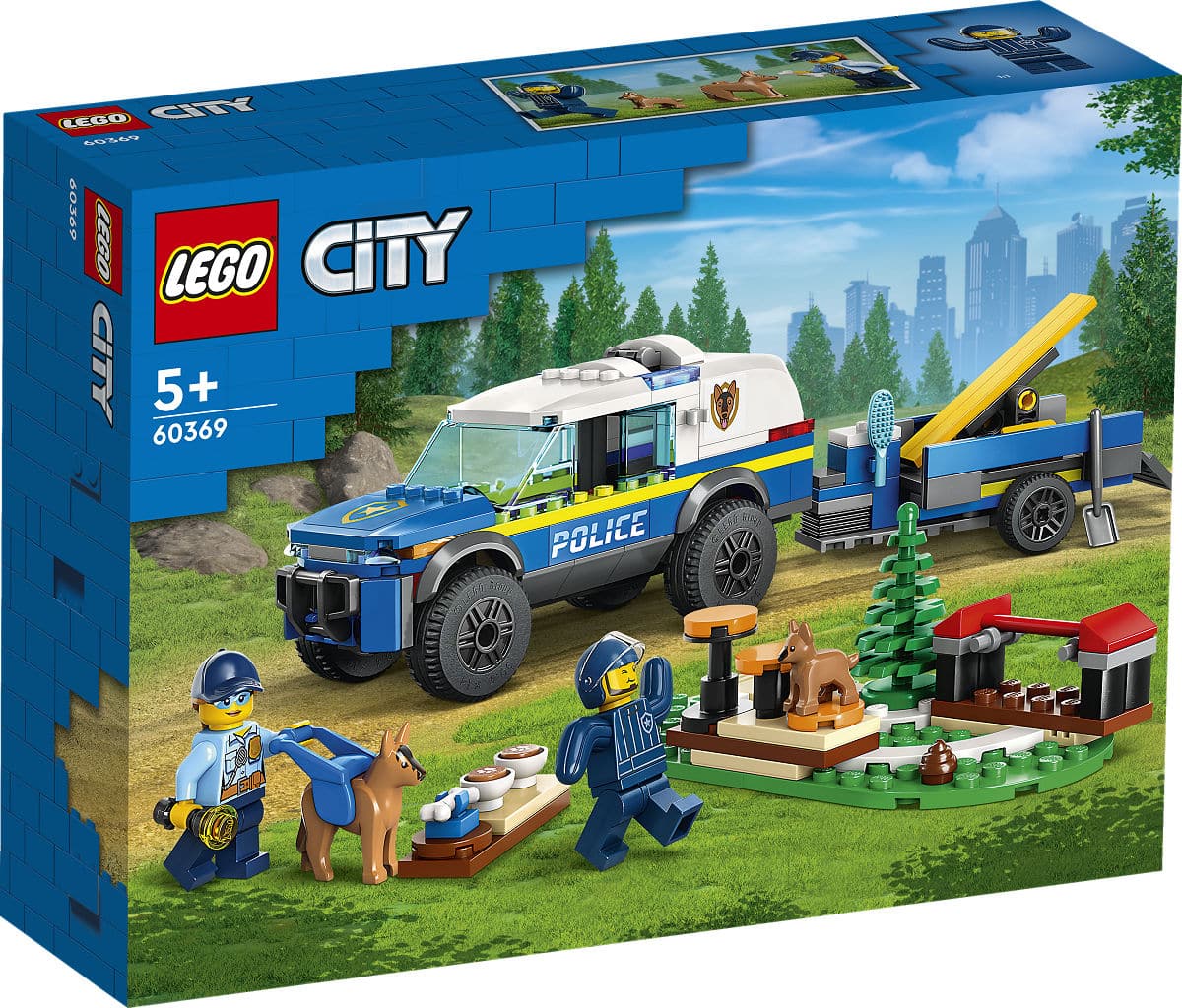 Lego lego city 60369 mobiele training voor politiehonden