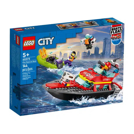 Lego city reddingsboot brand speelgoed voor kinderen - 60373