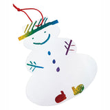 Colorations Scratchkaart Sneeuwman Kersthanger, Set van 24