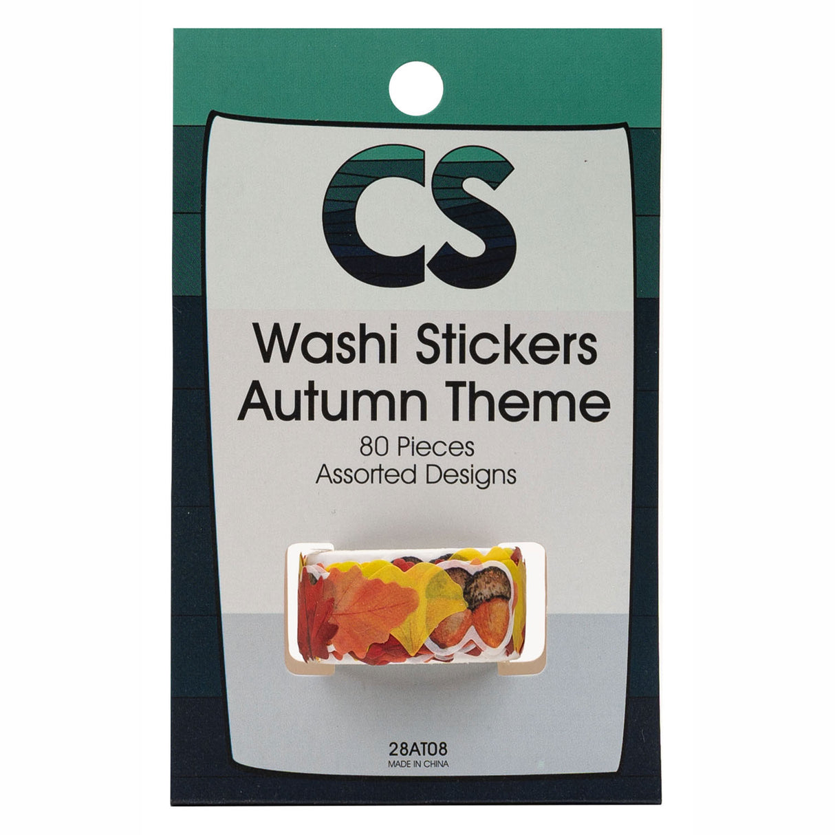 Colorations Washi Stickers Herfstthema op Rol, 80st.