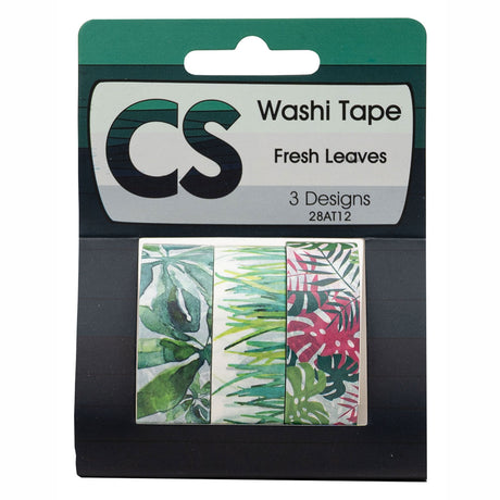 Colorations Washi Tape Planten 3 Rollen, 5mtr.