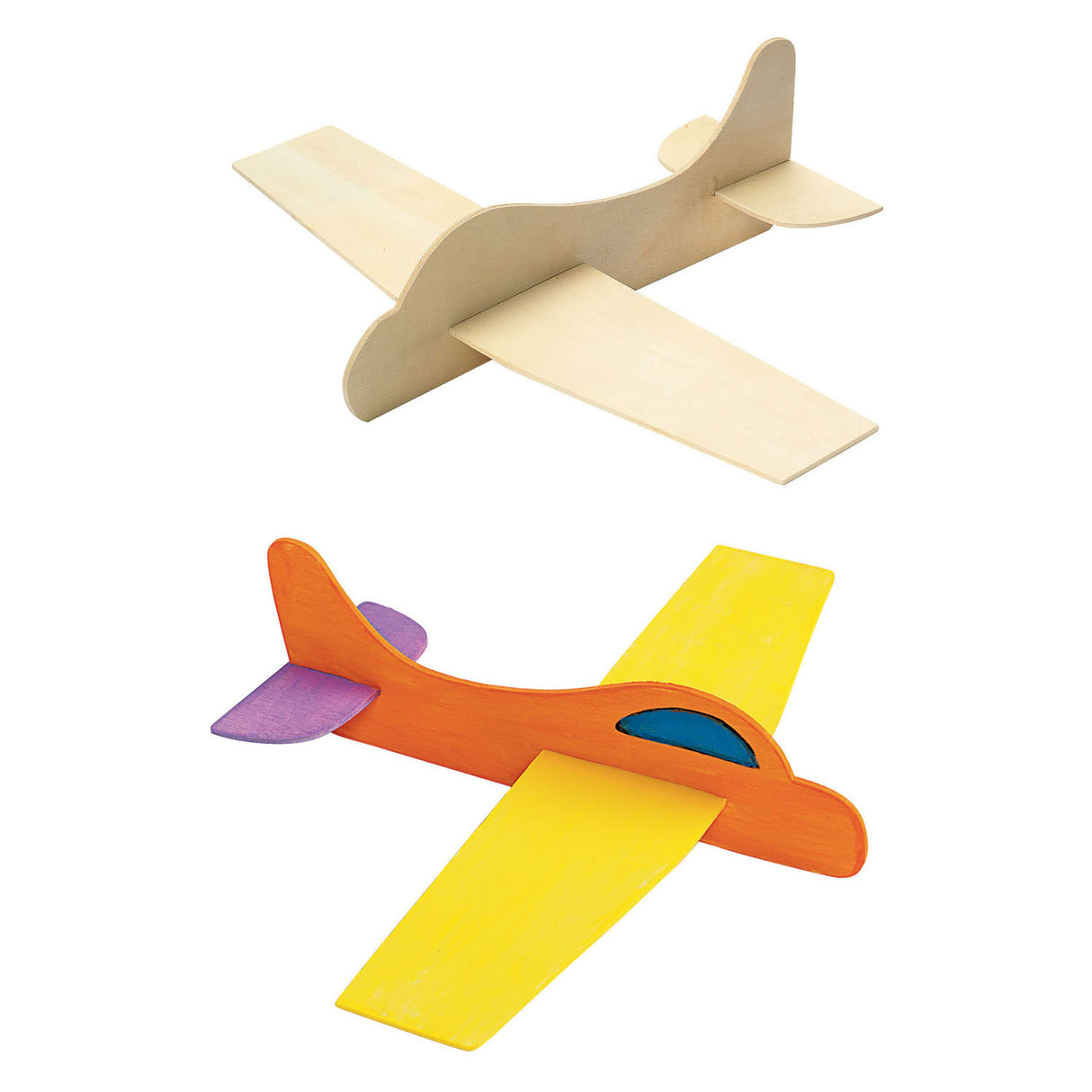 Colorations Houten Modelvliegtuigen Maken, Set van 12