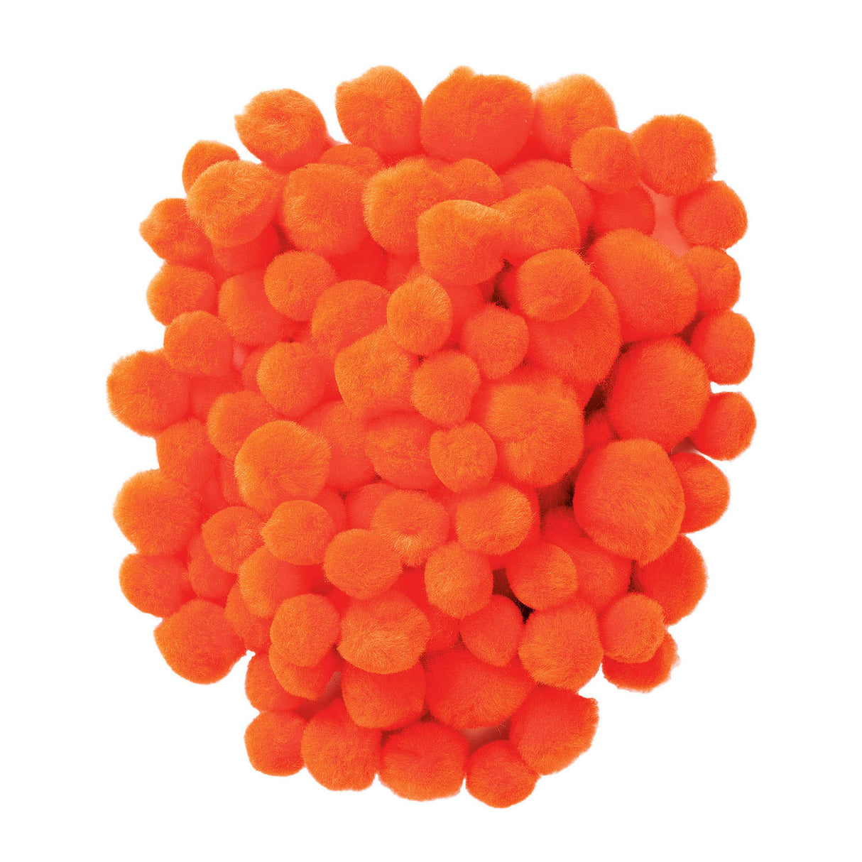 Colorations - pom poms oranje, 100st.