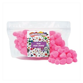 Colorations - pom poms roze, 100st.