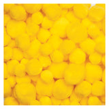 Colorations Pom Poms Geel, 100st.