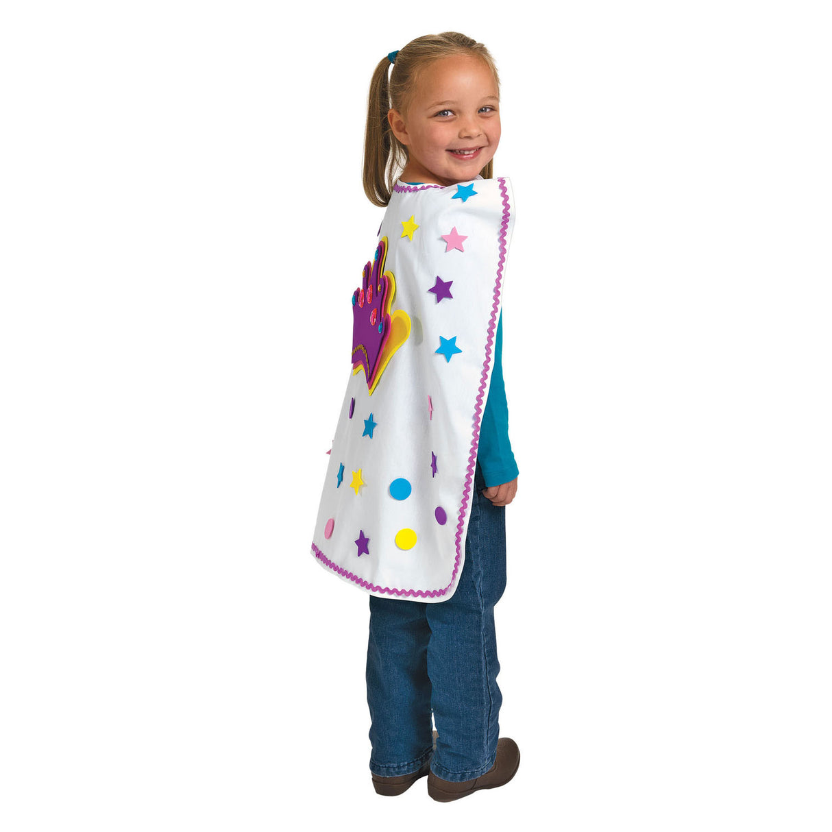 Colorations - versier je eigen superhelden cape, set van 6