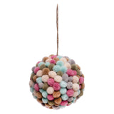 Colorations - papier-mache balornamenten, 6st.