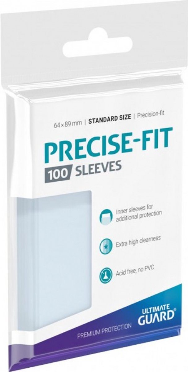 Ultimate guard precise-fit sleeves standard size (100)