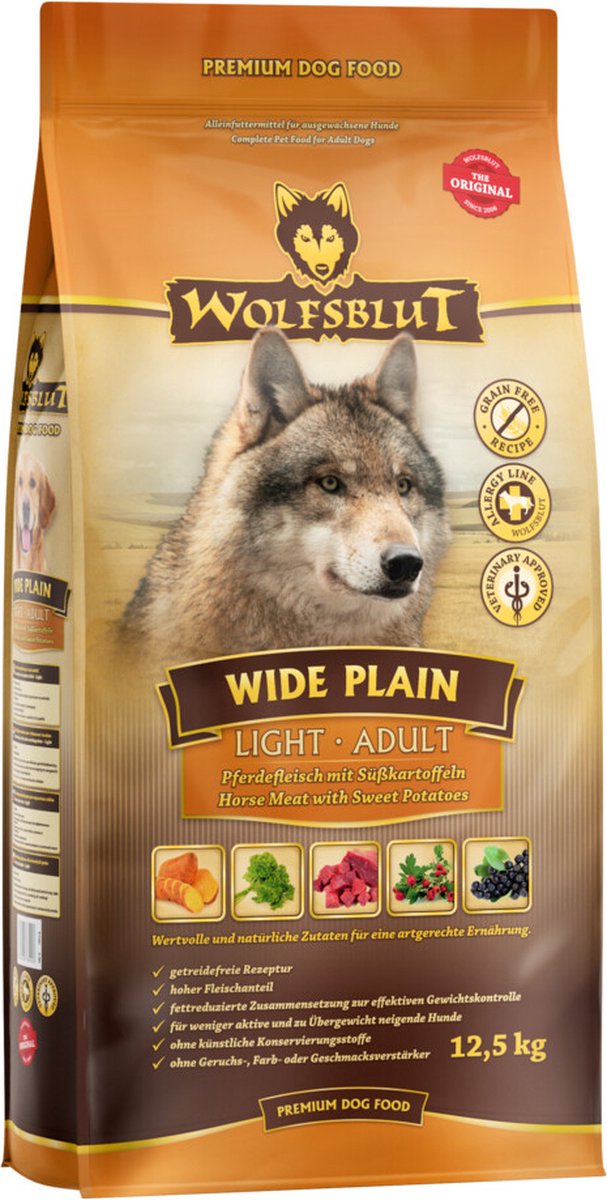 Wolfsblut wide plain light 12,5 kg