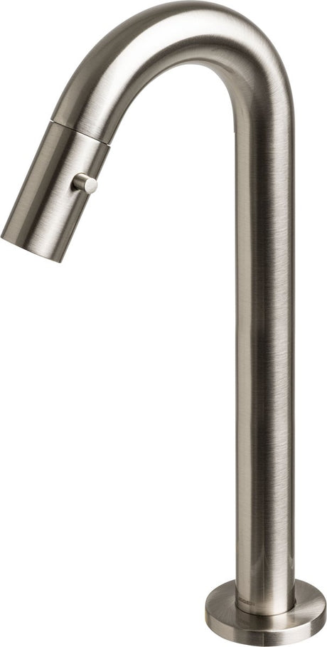 Plieger lupo 2.0 toiletkraan – opbouw fonteinkraan – verhoogd model – uitloop 20.0 cm – 10 jaar garantie – geborsteld chroom