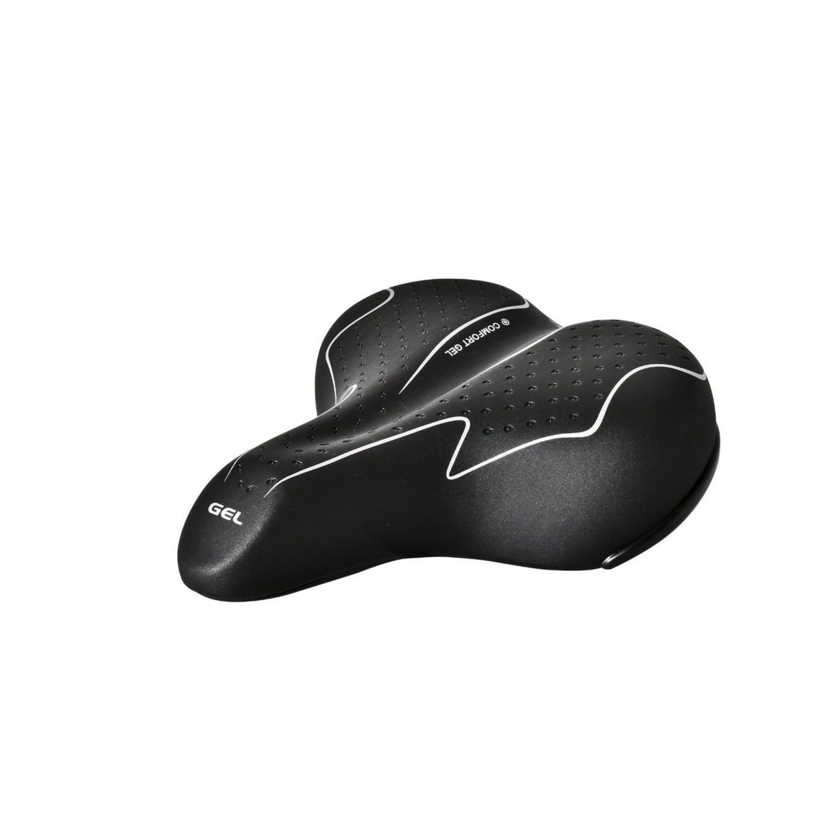 Wittkop big classic gel zadel, dot 2 design. met zadelstrop