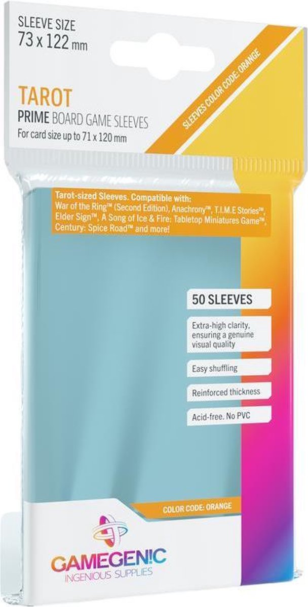 Gamegenic : prime board game sleeves - orange