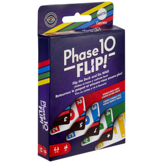 Mattel games spel phase 10 flip | 2 stuks