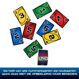 Mattel games spel uno liars | 4 stuks