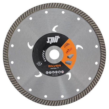 Spit silver turbo-t diamantzaagblad ø230x22.2mm