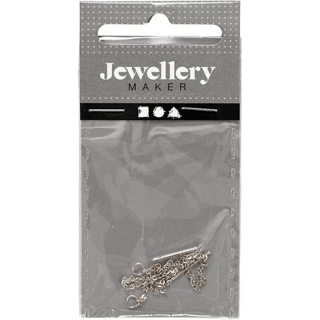 Creativ company https: www.cchobby.nl oorbellen-van-ketting-l-70-mm-verzilverd-1-paar