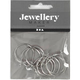 Creativ company https: www.cchobby.nl oorbellen-d-25-mm-verzilverd-8-stuk-1-doos