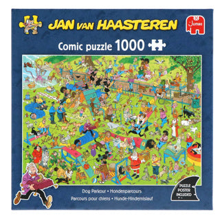 Jumbo jan van haasteren legpuzzel - hondenparcours, 1000st.
