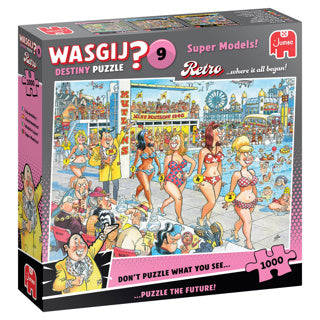 Jumbo - wasgij retro destiny 9 - topmodellen! - 1000 stukjes puzzel - legpuzzel