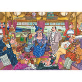 Wasgij retro mystery 9 legpuzzel - de grotere treinroof, 1000st.