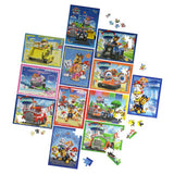 Spinmaster puzzelpack paw patrol 12 pack 5x24 pieces, 5x48 pieces, 2x100 pieces
