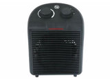 Abi ventilatorkachel 2000w zwart 2 standen