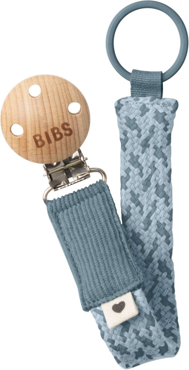 Bibs - fopspeenkoord - petrol baby blue - 1 stuk