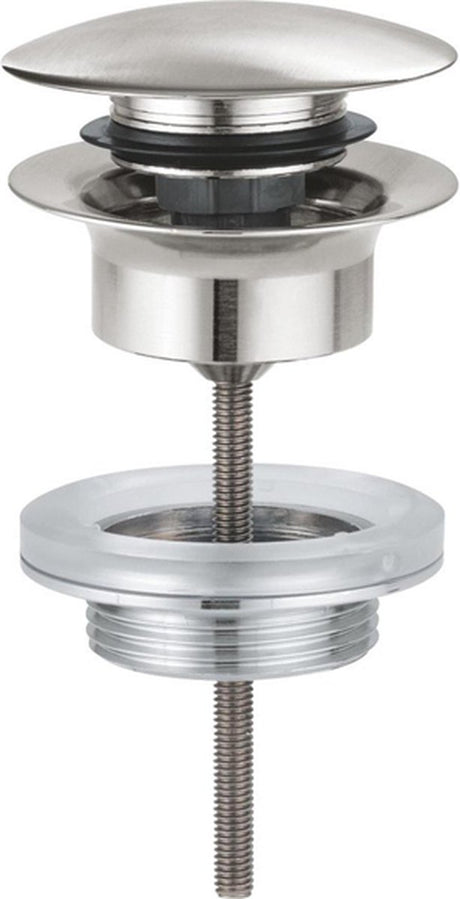 Grohe afvoergarnituur push open supersteel