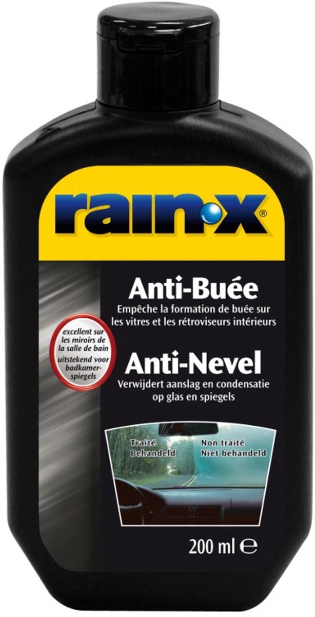 Rain-x anti-condens 200ml – bestrijdt condens – langdurig effect – voor auto en badkamer – makkelijk aanbrengen