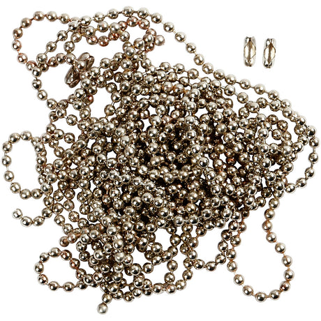 Creativ company https: www.cchobby.nl balletjesketting-d-1-5-mm-verzilverd-3-m-1-rol