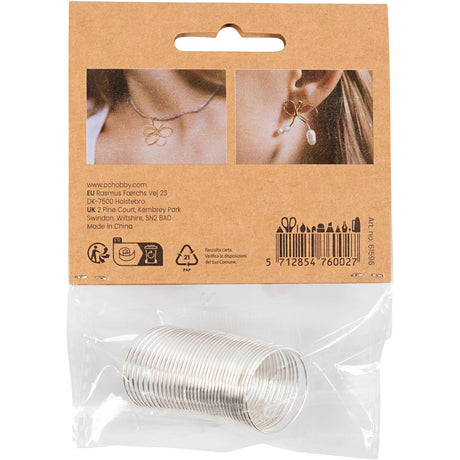 Creativ company https: www.cchobby.nl sieradendraad-dikte-1-mm-verzilverd-2-50-m-1-doos