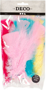 Creativ company veren in diverse kleuren 11-17cm, 18st.