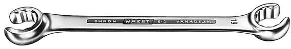 Hazet dubbele ringsleutel do-ringschl.open 8x10mm ,head 15°geb.